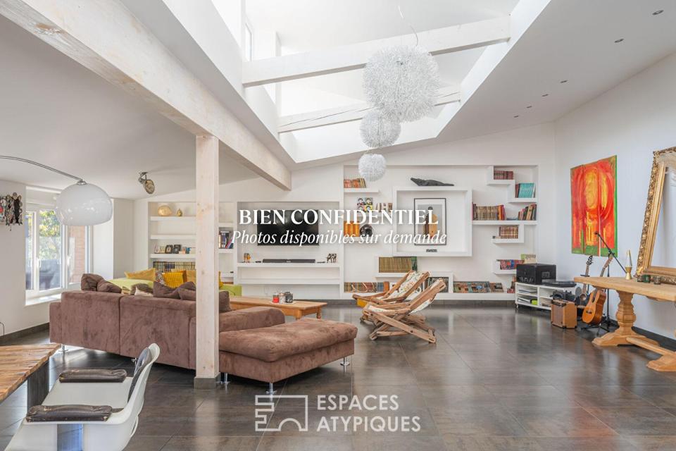 Maison années 60 rénovée avec piscine