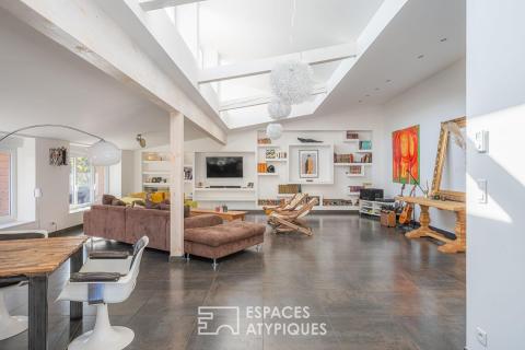 Maison années 60 rénovée avec piscine