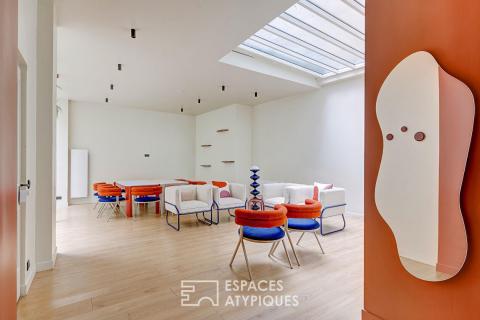 Loft rénové avec verrières en rez-de-cour – Villiers / Europe