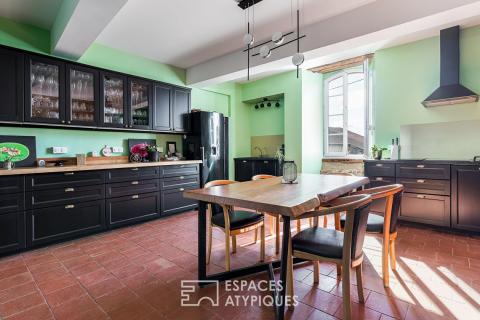 Maison de maître du 18e siècles avec vue Pyrénées à Fabas