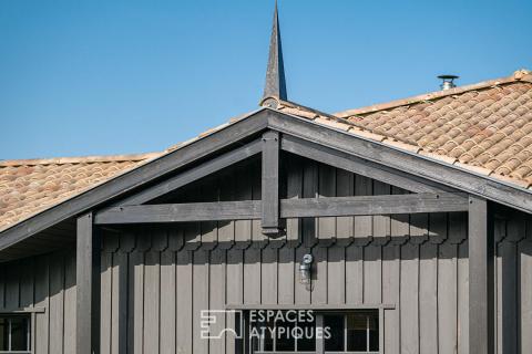 The Ferret Capienne house with swimming pool and garage