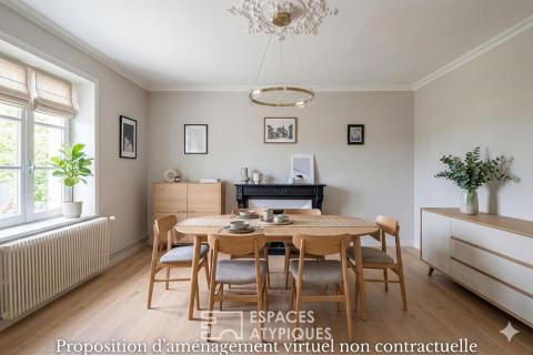 Maison de caractère à réhabiliter avec potentiel – Centre de Villeneuve (01480)