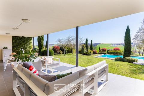 Maison contemporaine avec vue à Odars