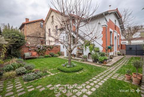 Ancienne maison maraîchère avec jardin et appentis