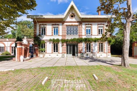 19th century Toulouse woman and her 600m2 cottage