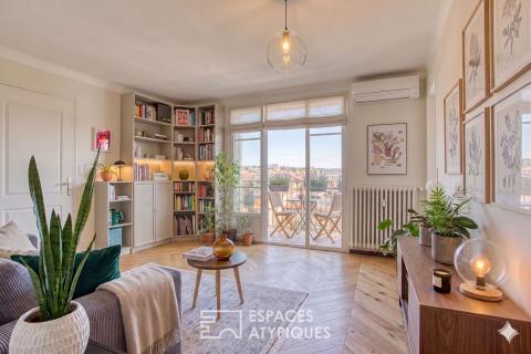 Dernier étage avec terrasse et garage