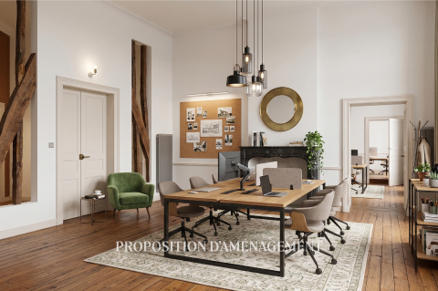 Appartement spacieux Nantes centre 2 chambres (126.66 m²) au 1er étage