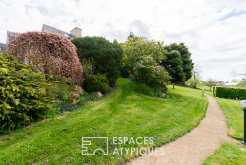 Maison d&rsquo;architecte familiale et son jardin paysagé cinq étoiles