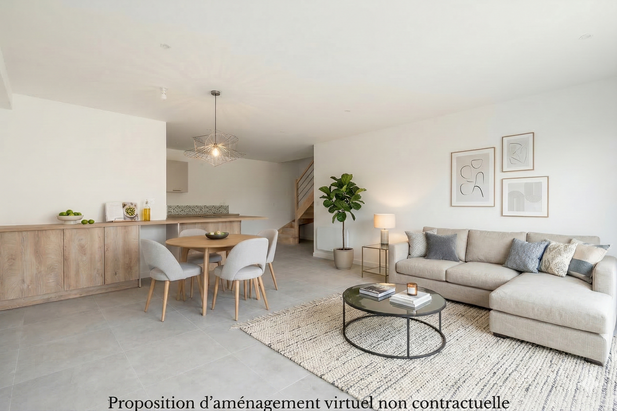 Duplex apartment in the heart of Saint-Didier-de-Formans