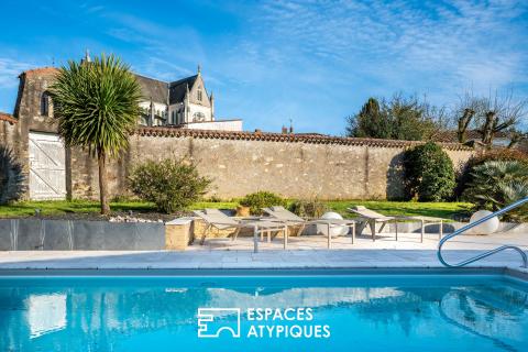 Maison d&rsquo;architecte, jardin paysager et perspectives sur la Sèvre