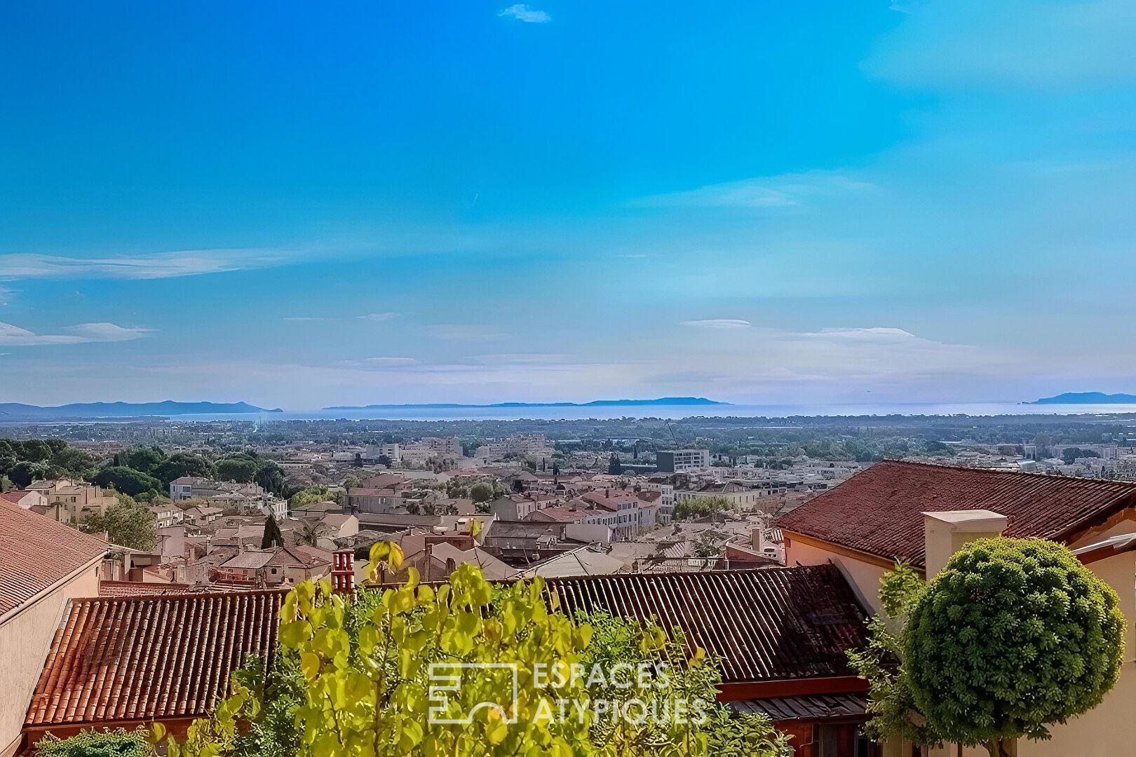 maison vue mer a vendre à Hyères 83400 prix m2 vendre estimer estimation espaces atypiques