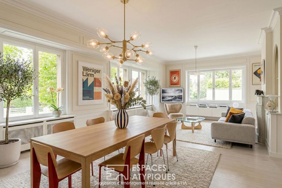 Maison années 60 et son jardin bucolique à réinterpréter