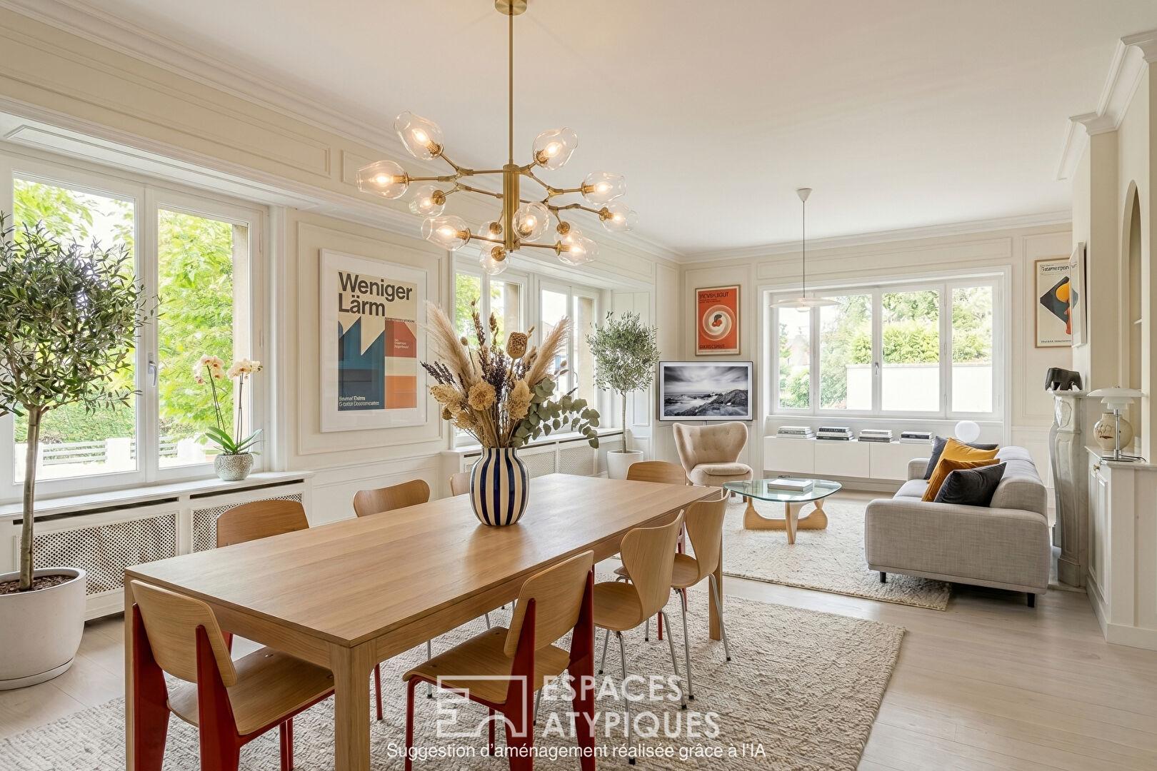 Maison années 60 et son jardin bucolique à réinterpréter