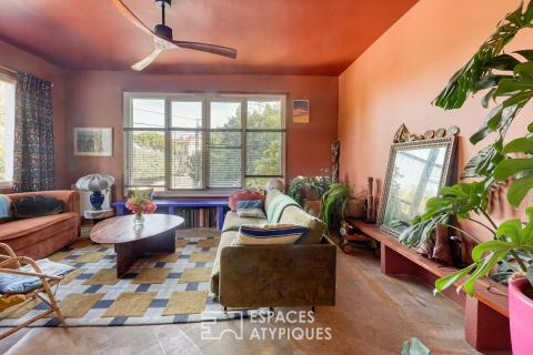 Bohemian duplex with terrace near the city center