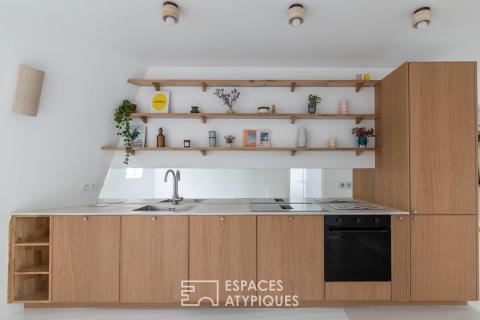 Charming top floor renovated by an architect