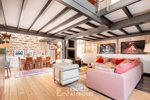 Loft dans une ancienne fabrique de faïence proche du canal St Martin