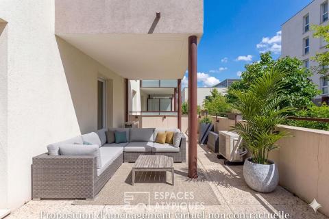 Appartement moderne avec terrasses