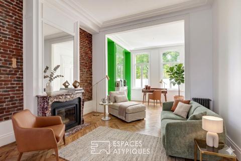 Appartement au coeur d’une maison bourgeoise face à un parc