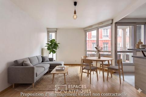 Appartement rénové à deux pas du 6ème