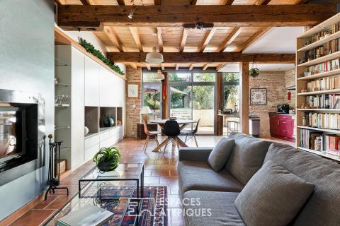 Maison de caractère avec ascenseur et jardin en coeur de ville