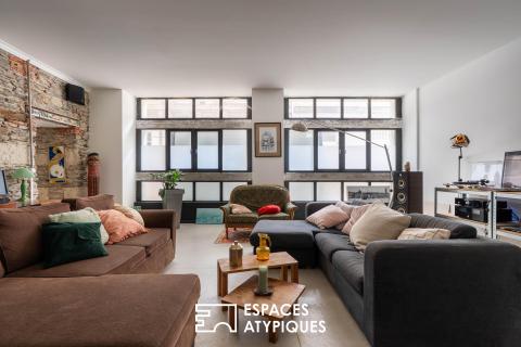 Refuge Urbain : Loft en Pierre et Acier au Coeur de Nantes