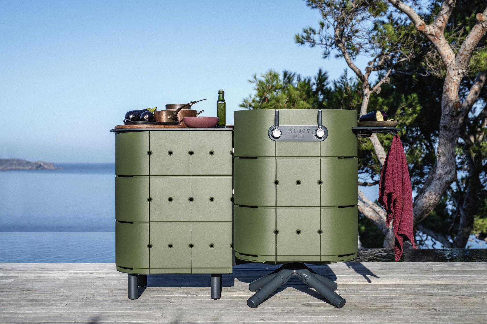 Cuisine d'extérieur Aluvy en aluminium
