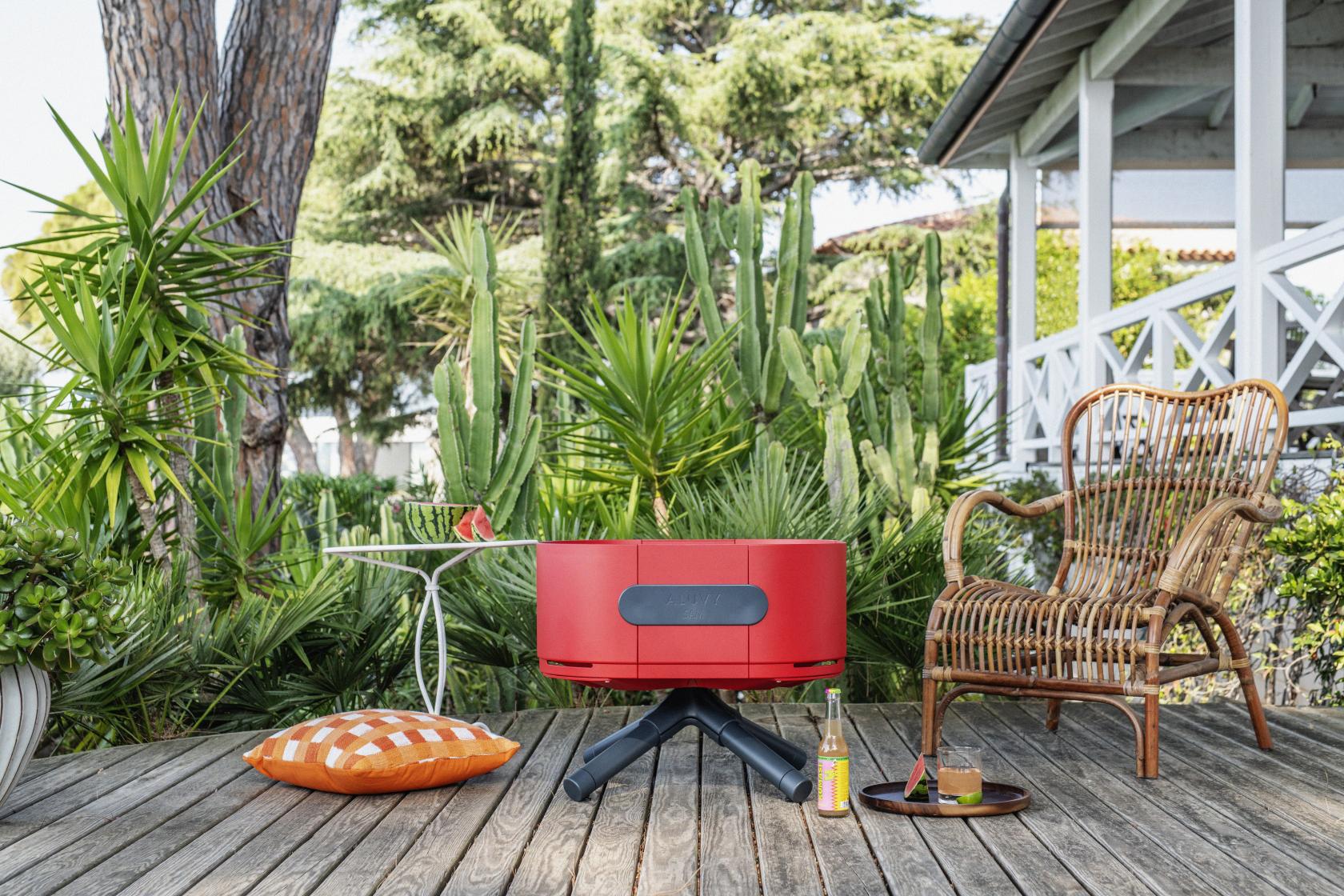 Barbecue design Aluvy fabriqué en Isère