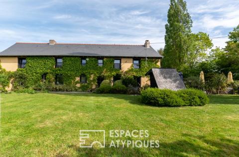 Longère raffinée au coeur d&rsquo;un écrin de verdure