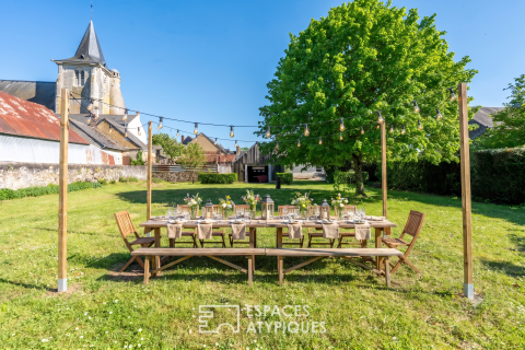 Bâtisses rares avec jardin et dépendances