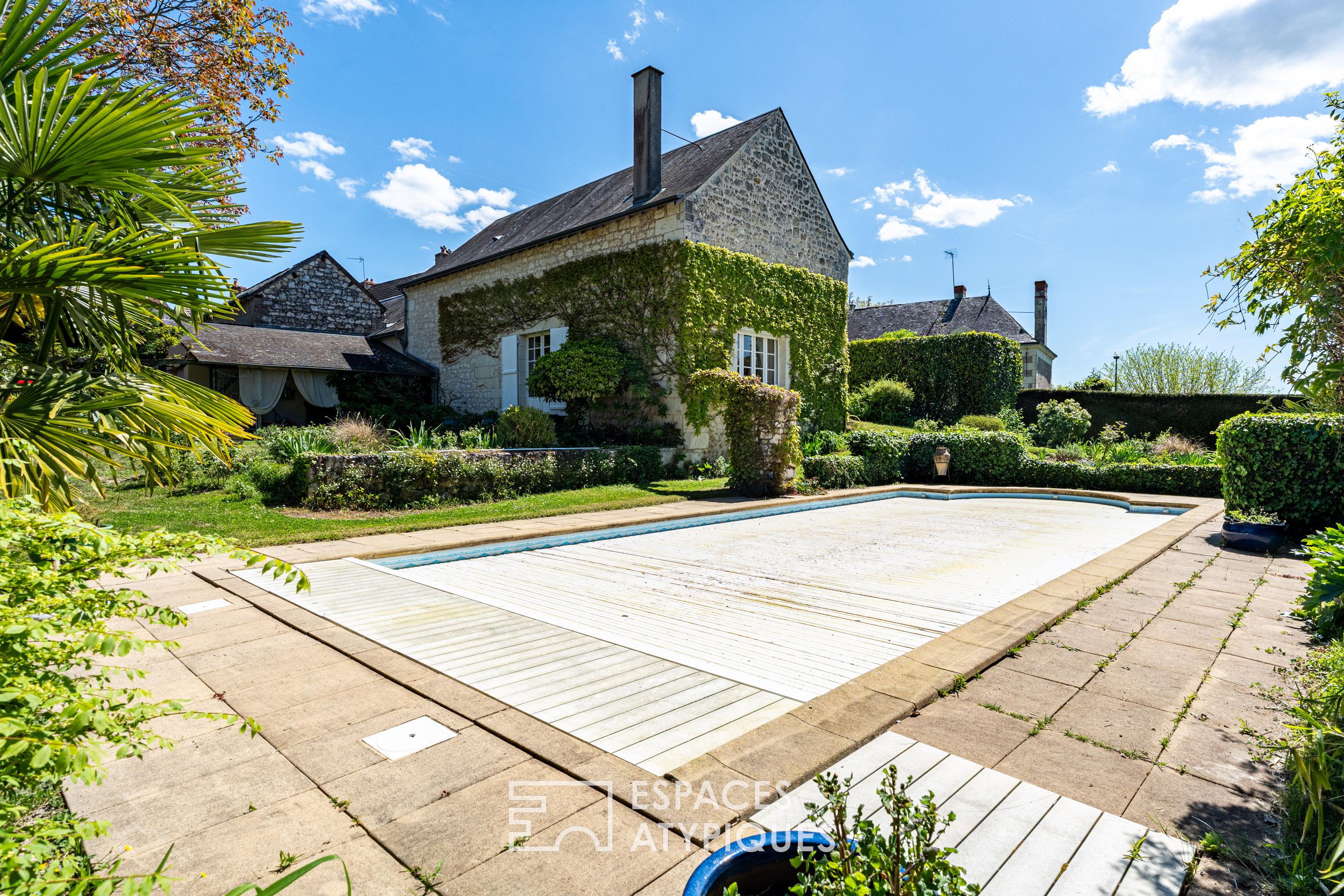 Maison familiale avec piscine au coeur de la Touraine