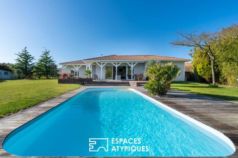 Villa de plain pied  avec piscine aux portes de Nantes