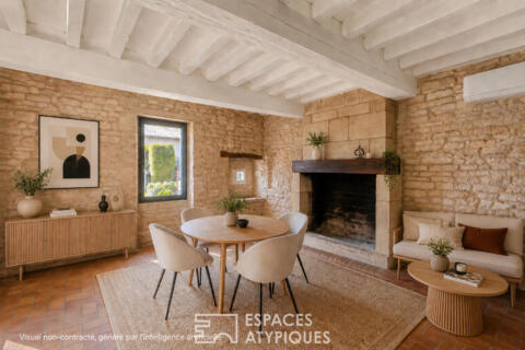 Charmante maison en pierre rénovée