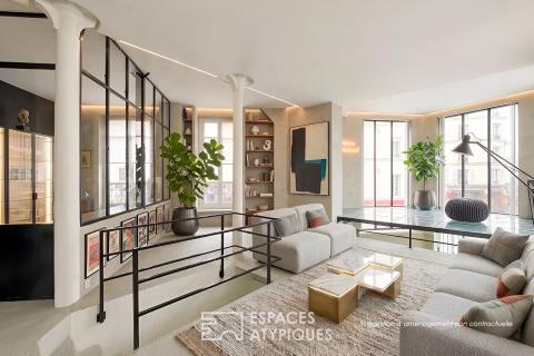 Lumineux loft en proue sur la Butte Montmartre