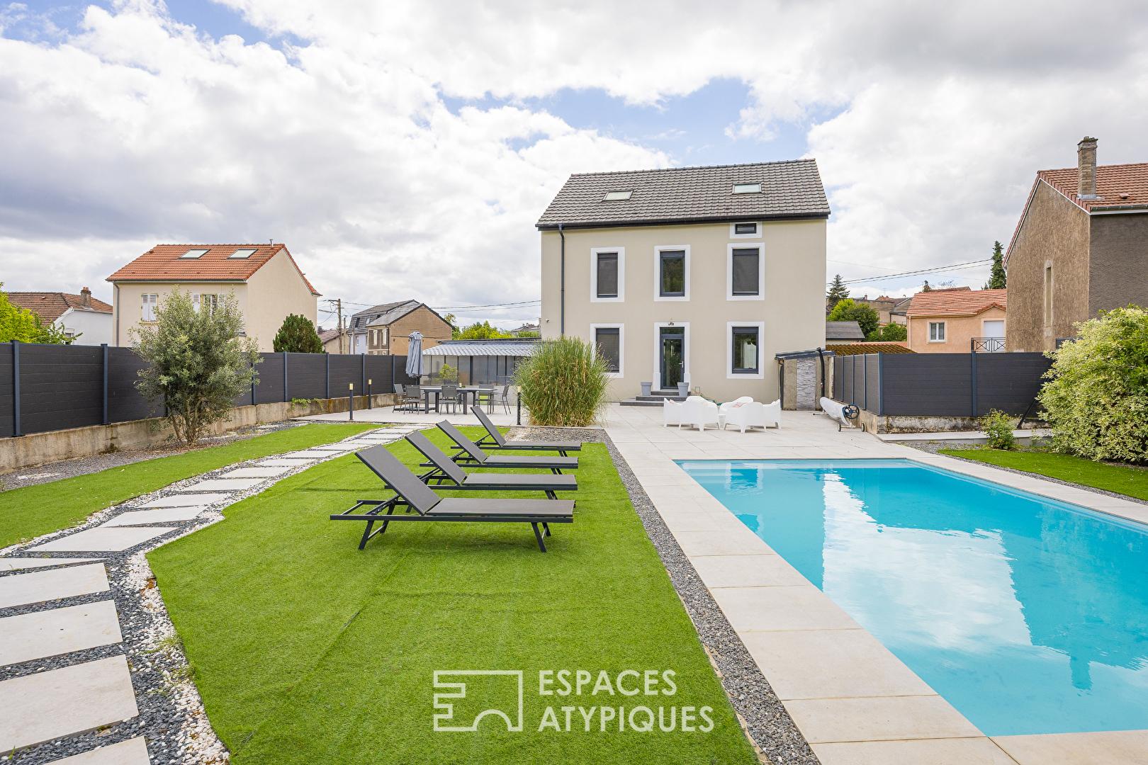 Demeure de caractère rénovée et sa piscine