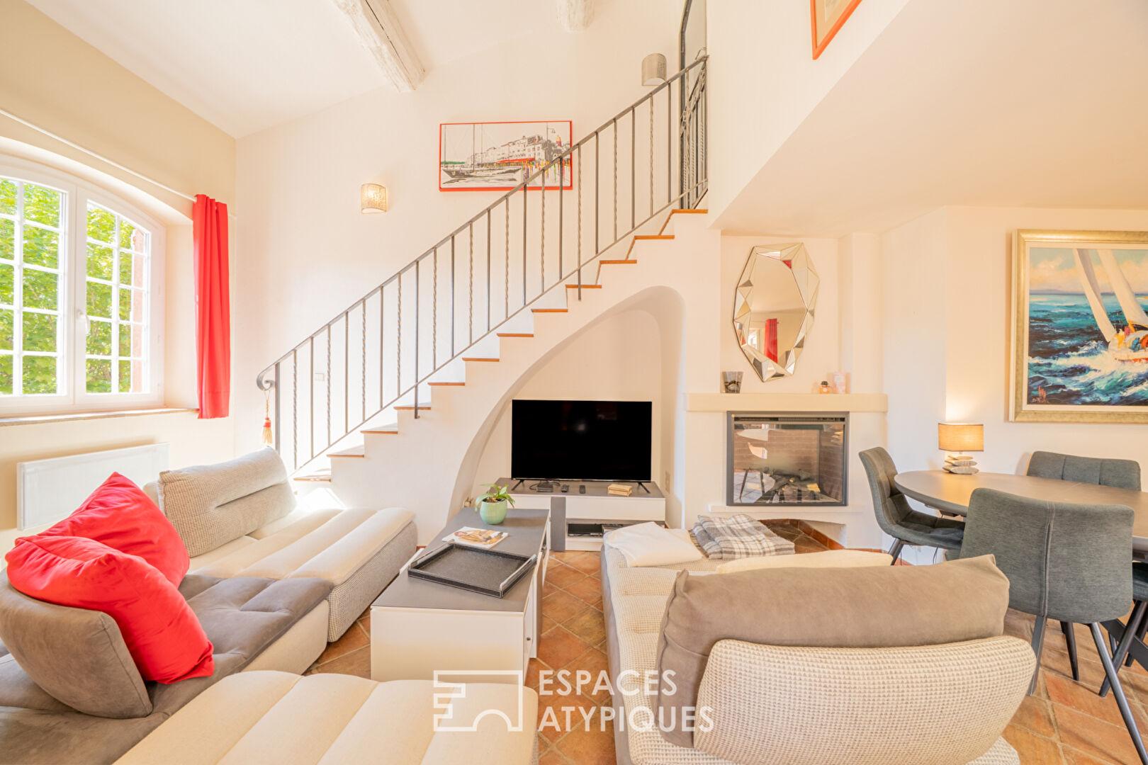 Duplex à proximité des plages de Pampelonne
