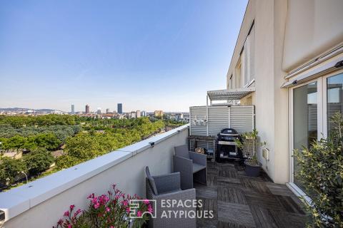 Duplex et terrasse panoramique de 39m² avec vue sur Fourvière