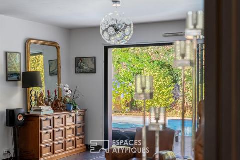 Sublime contemporaine – piscine, patio et terrasses à deux pas de Nantes