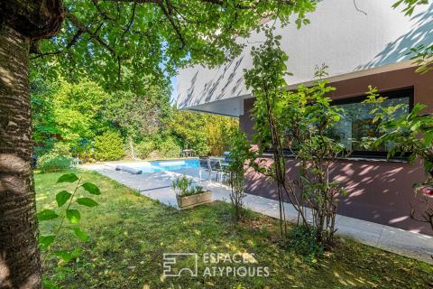Sublime contemporaine – piscine, patio et terrasses à deux pas de Nantes