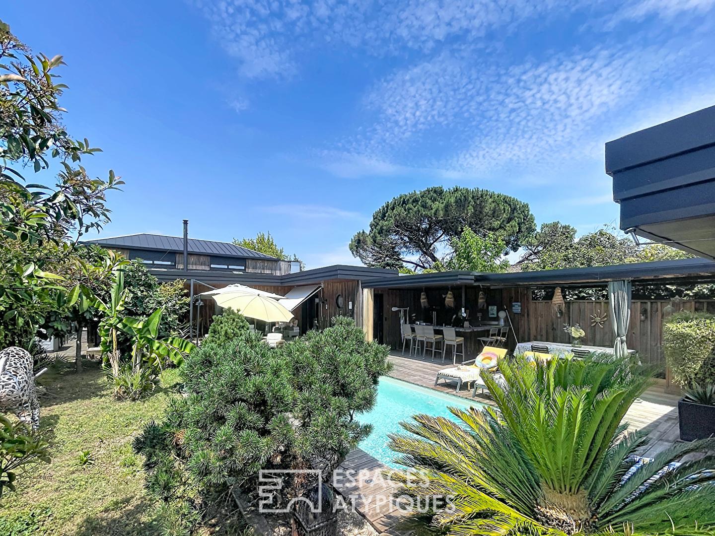 Maison familiale avec piscine et pool house, esprit vacances à Villenave d&rsquo;Ornon