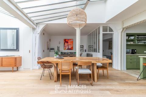 Loft comme une maison, au calme et à deux pas de la Place des Vosges