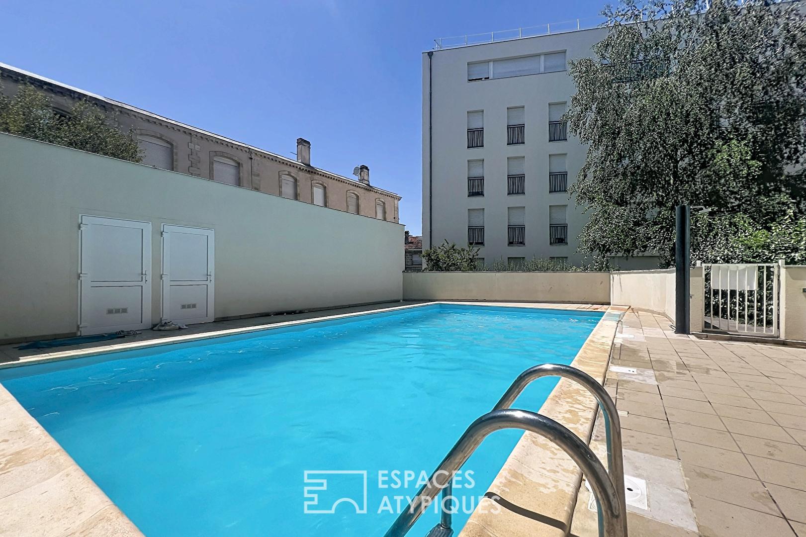 Appartement avec terrasse et ascenseur aux Chartrons