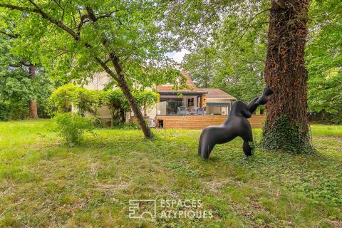 Maison familiale rénovée par architecte avec piscine