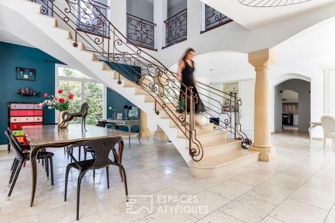 Architect-designed villa, not overlooked, 25 minutes from Toulouse