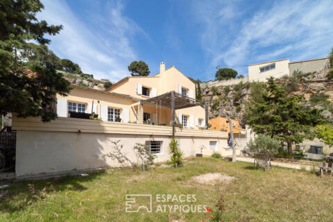 Villa familiale rénovée, terrasse plein sud et dépendance