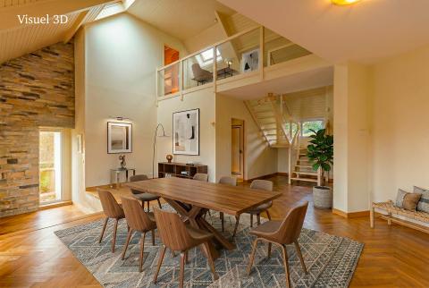 Maison d&rsquo;architecte de 180m2 à Sainte-Anne-sur-Brivet