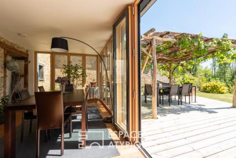 Maison de charme écologique avec vue sur la nature
