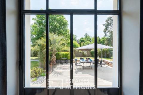Authentique grange revisitée avec élégance et modernité