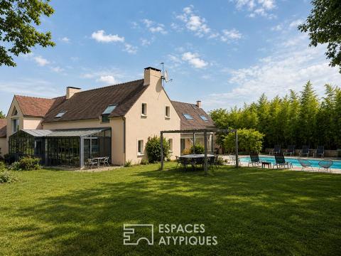 Maison de caractère en lisière de forêt avec maison indépendante et potentiel locatif
