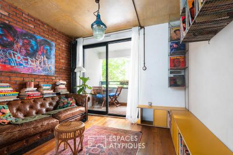 Appartement type Loft new-yorkais avec terrasse
