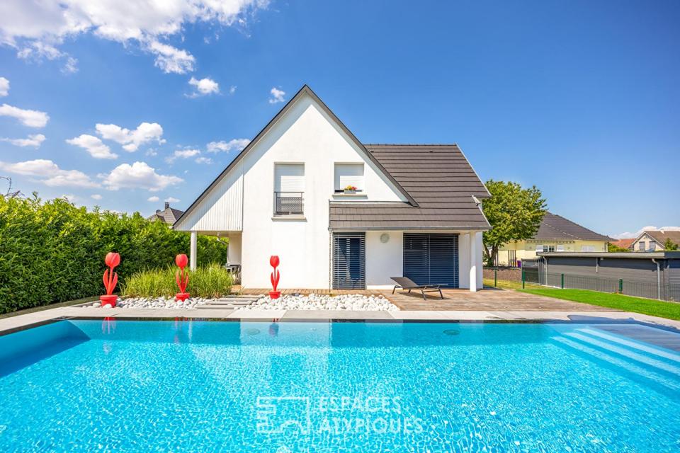 Maison familiale aux prestations haut de gamme avec piscine